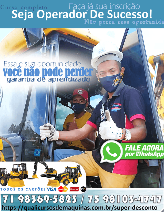 Inscrição Retroescavadeira 