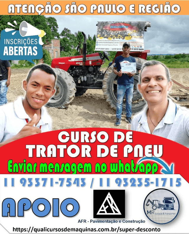 Curso de Trator de Pneu 