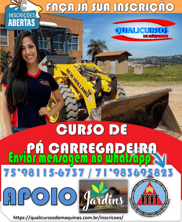Curso de Pá Carregadeira 