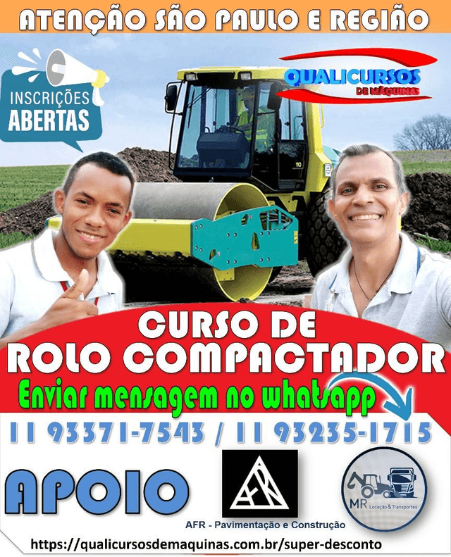 Curso Rolo Compactador 